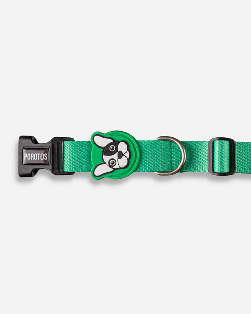 Collar con Moño Verde
